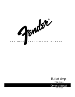 Fender Bullet-Amp-PR241 - Owners Manual 